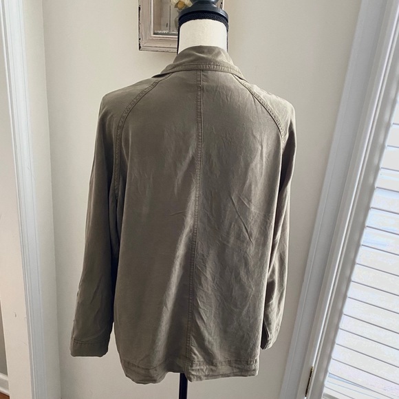 Saks Fifth Avenue Light Safari Snap Button Jacket - Picture 3 of 6
